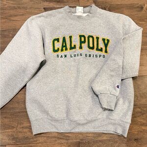 Champion Gray Cal Poly SLO Sweatshirt 🐎